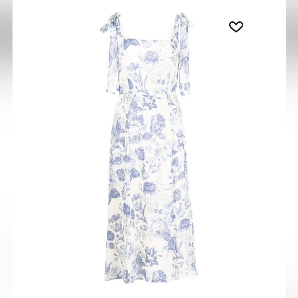 Reformation Lucerne Floral Print Twilight Midi Dress $278 - Picture 9 of 12